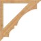 Ekena Millwork Balboa Traditional Smooth Bracket, Western Red Cedar, 3 1/2"W x 46"D x 46"H BKT04X46X46BOA01SWR - alternate 3